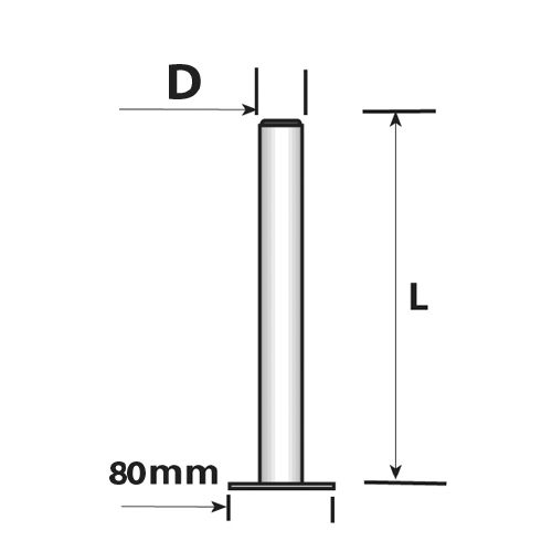 CCL 1005 48mm x 450mm Prop Stand MP8114